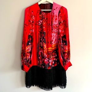 100% silk dress! Size M